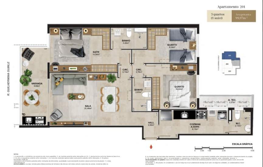 Apartamento à venda com 4 quartos, 2 suítes, 2 vagas e 131m² no Botafogo, Rio de Janeiro (RJ) — foto 25 de 27