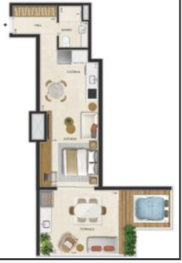 Studio à venda com 2 quartos, 1 suíte, 1 vaga e 32m² no Botafogo, Rio de Janeiro (RJ) — foto 17 de 25