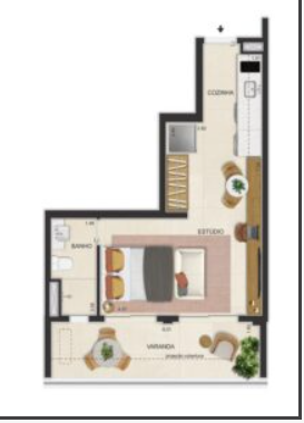 Studio à venda com 2 quartos, 1 suíte, 1 vaga e 32m² no Botafogo, Rio de Janeiro (RJ) — foto 24 de 25