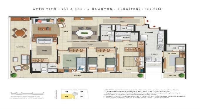 Apartamento à venda com 4 quartos, 3 suítes, 2 vagas e 1m² no Botafogo, Rio de Janeiro (RJ) — foto 17 de 24