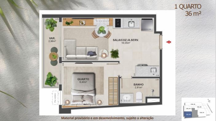 Studio à venda com 1 quarto, 1 suíte e 36m² no Flamengo, Rio de Janeiro (RJ) — foto 8 de 13