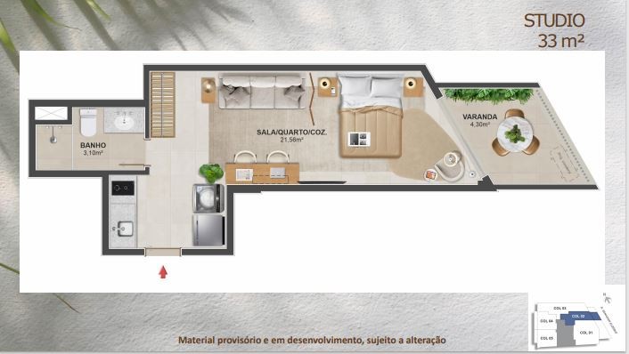 Studio à venda com 1 quarto, 1 suíte e 36m² no Flamengo, Rio de Janeiro (RJ) — foto 5 de 13