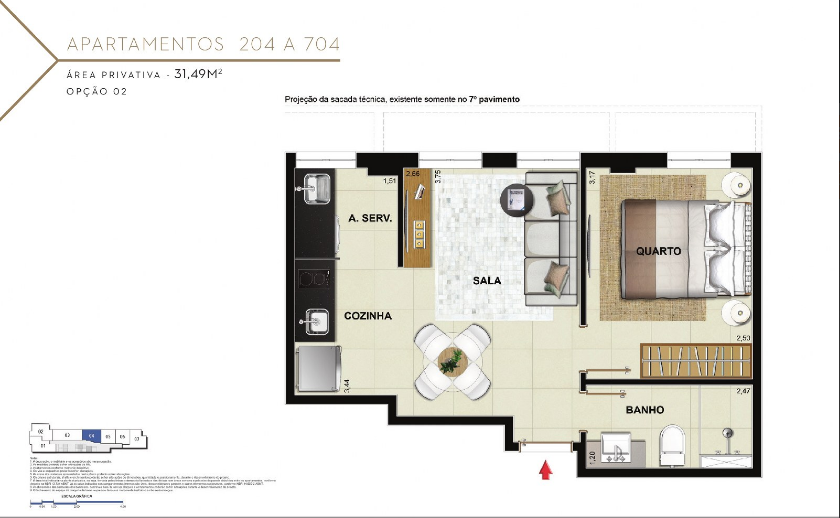 Studio à venda com 1 quarto, 1 suíte e 32m² no Flamengo, Rio de Janeiro (RJ) — foto 17 de 21