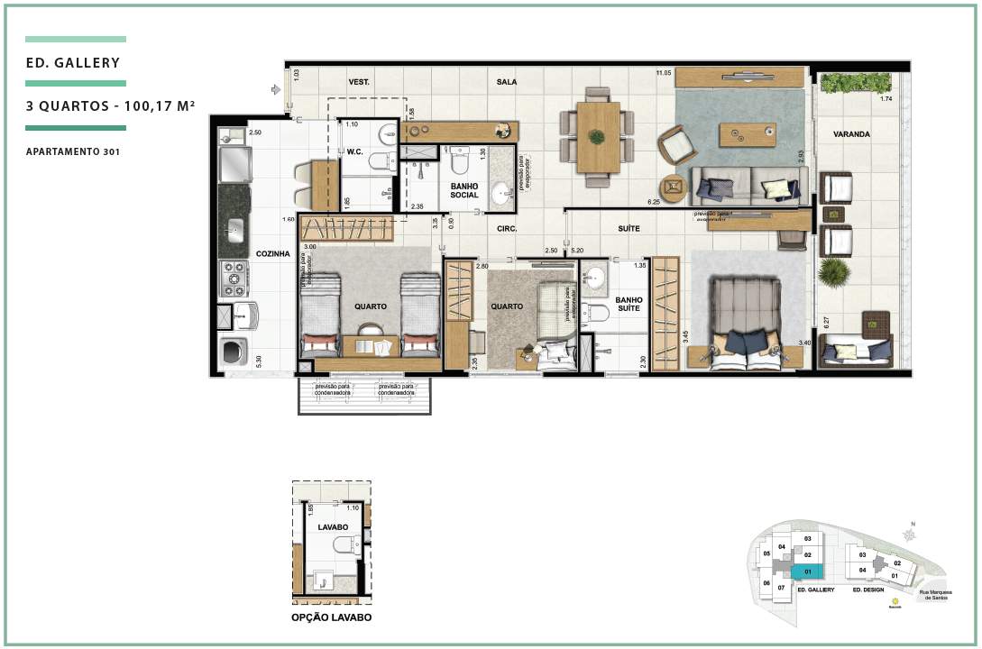 Apartamento à venda com 3 quartos, 1 suíte, 1 vaga e 200m² no Laranjeiras, Rio de Janeiro (RJ) — foto 21 de 30