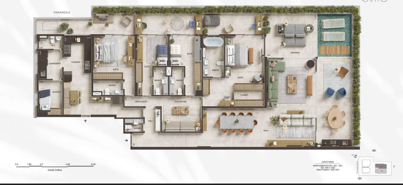 Apartamento à venda com 4 quartos, 4 suítes, 3 vagas e 228m² no Arpoador, Rio de Janeiro (RJ) — foto 30 de 30