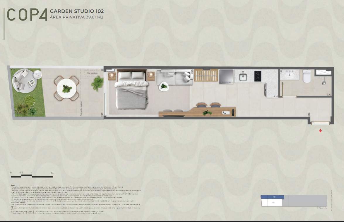 Studio à venda com 2 quartos, 1 suíte, 1 vaga e 39m² no Copacabana, Rio de Janeiro (RJ) — foto 23 de 29