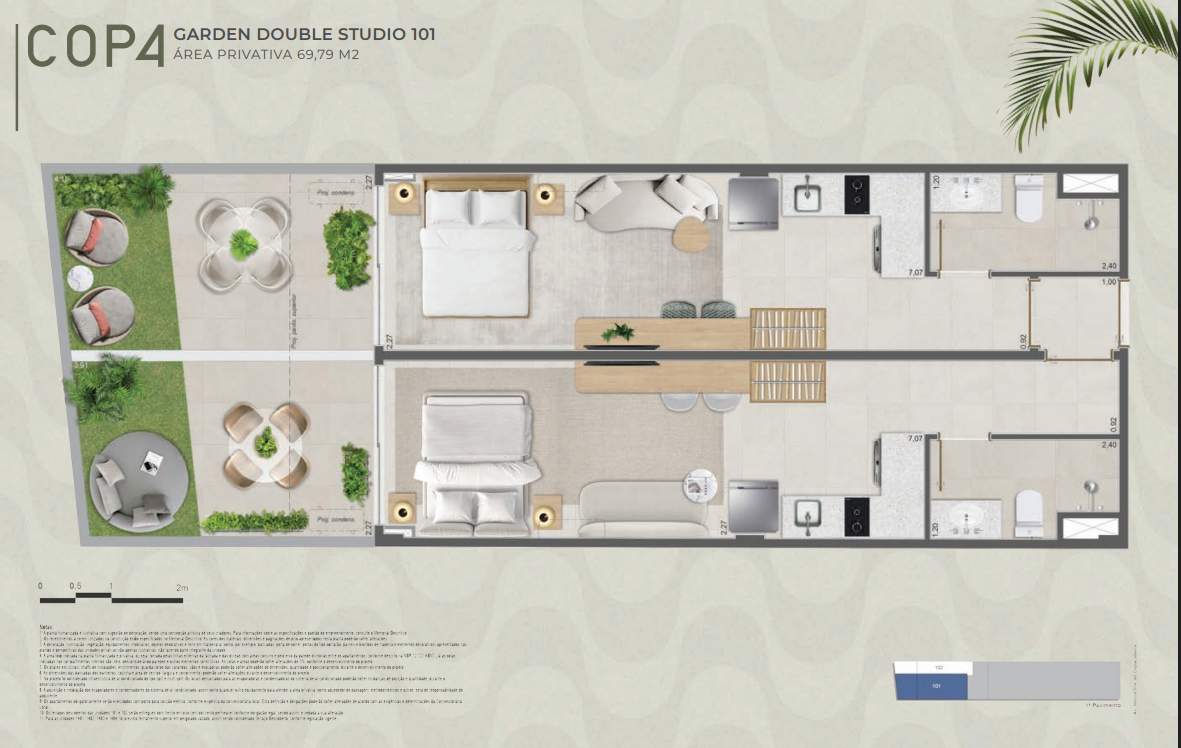 Studio à venda com 2 quartos, 1 suíte, 1 vaga e 39m² no Copacabana, Rio de Janeiro (RJ) — foto 28 de 29