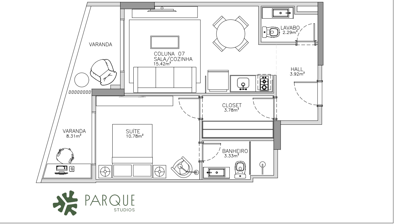 Studio à venda com 1 quarto, 1 suíte e 35m² no Ipanema, Rio de Janeiro (RJ) — foto 14 de 16