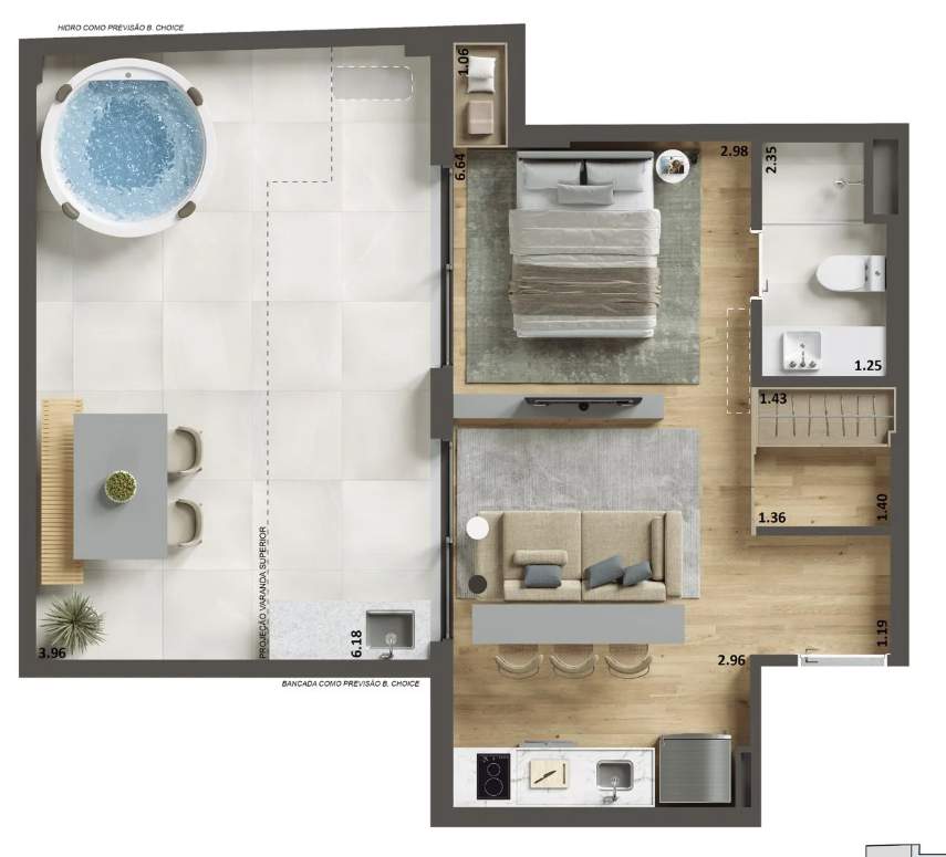 Studio à venda com 1 quarto, 1 suíte e 38m² no Ipanema, Rio de Janeiro (RJ) — foto 12 de 21