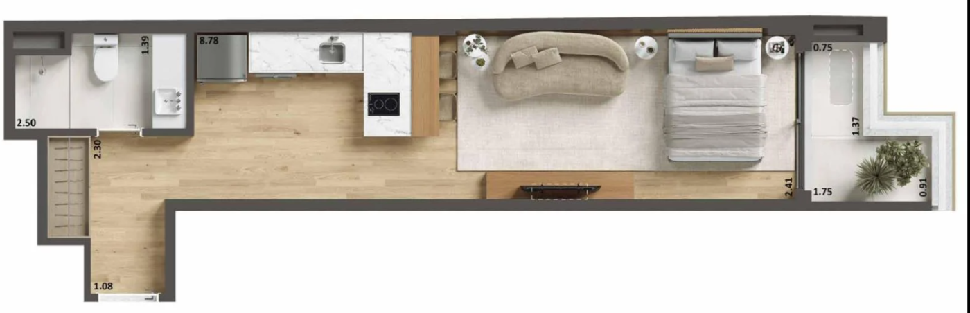 Studio à venda com 1 quarto, 1 suíte e 38m² no Ipanema, Rio de Janeiro (RJ) — foto 13 de 21
