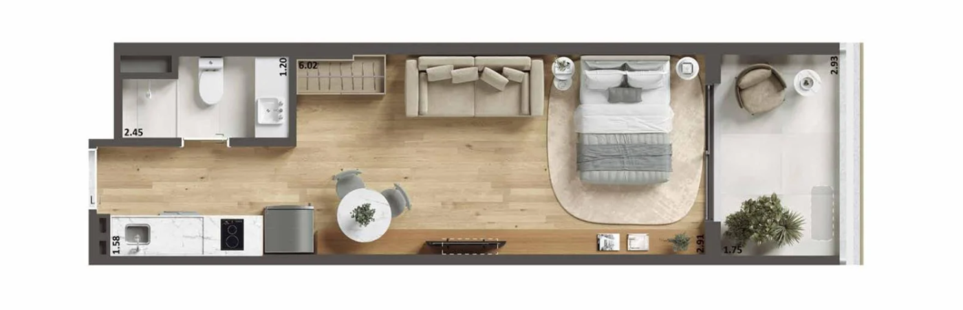 Studio à venda com 1 quarto, 1 suíte e 38m² no Ipanema, Rio de Janeiro (RJ) — foto 15 de 21