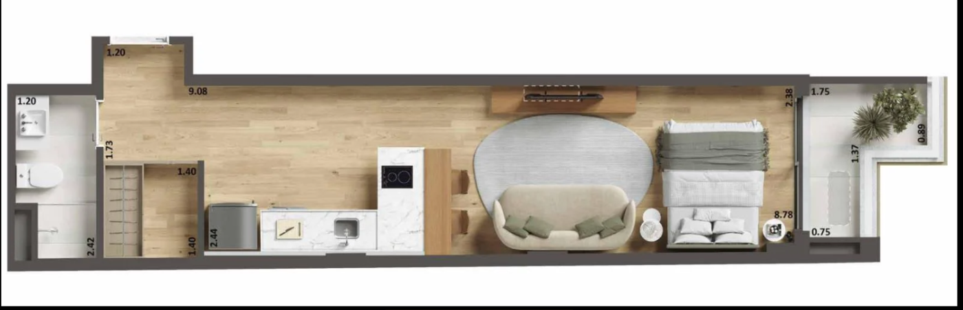 Studio à venda com 1 quarto, 1 suíte e 38m² no Ipanema, Rio de Janeiro (RJ) — foto 16 de 21