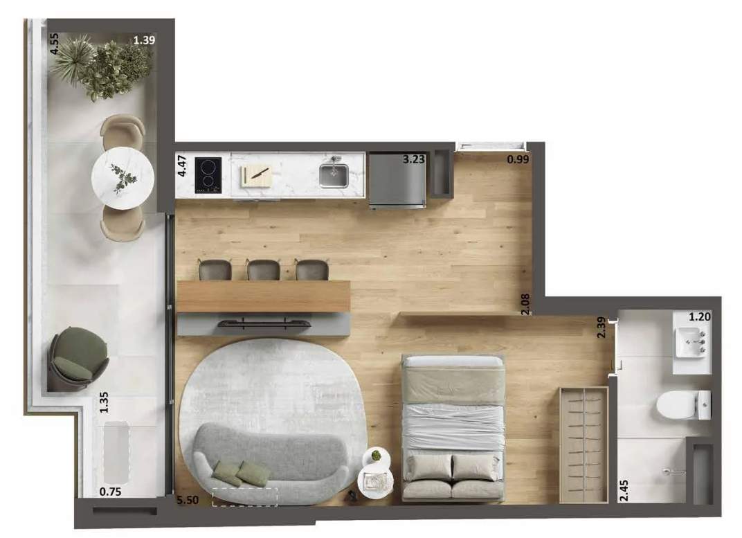 Studio à venda com 1 quarto, 1 suíte e 38m² no Ipanema, Rio de Janeiro (RJ) — foto 17 de 21