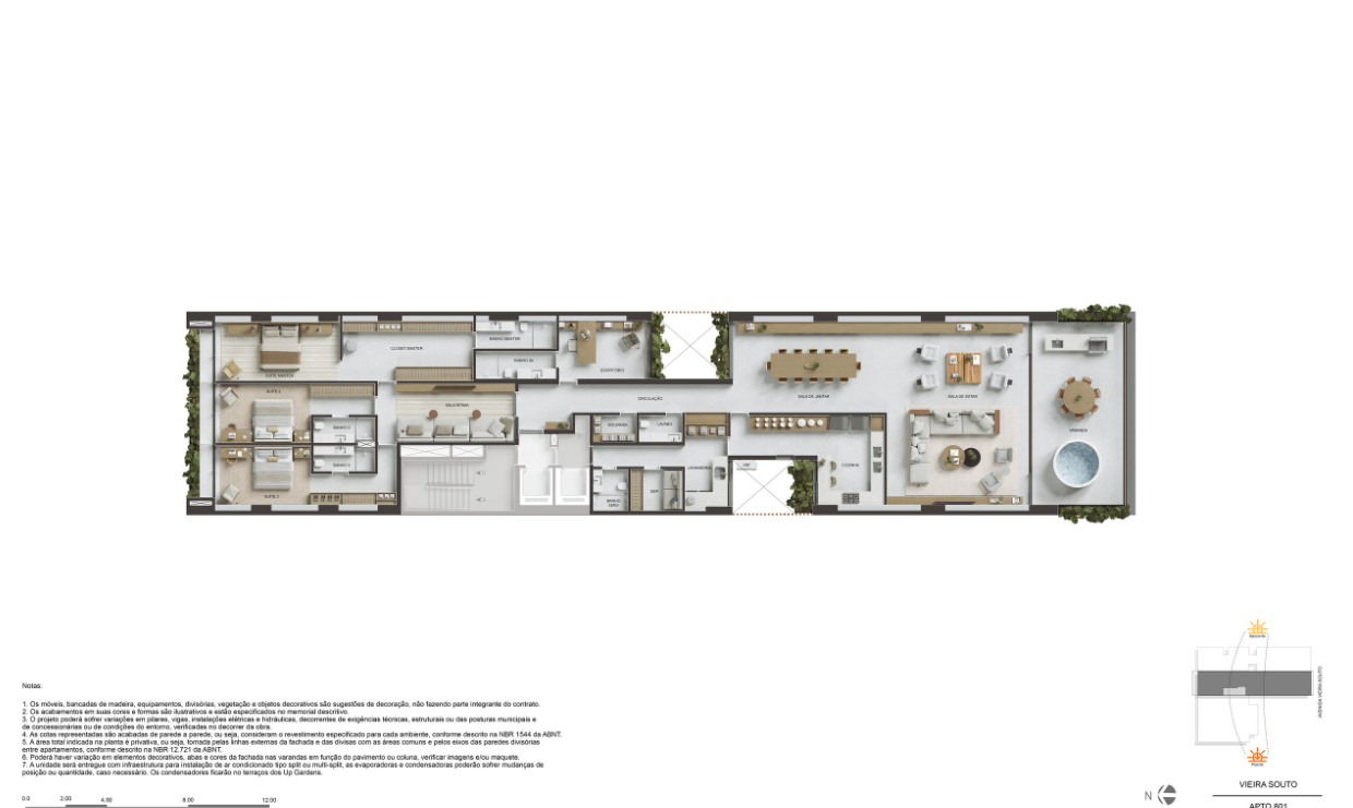 Apartamento à venda com 4 quartos, 3 suítes, 3 vagas e 422m² no Ipanema, Rio de Janeiro (RJ) — foto 8 de 15
