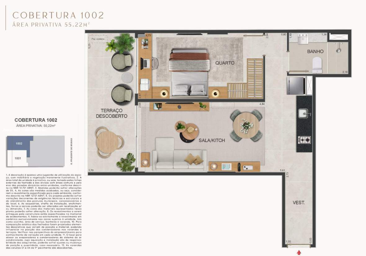 Apartamento à venda com 1 quarto, 1 suíte e 34m² no Ipanema, Rio de Janeiro (RJ) — foto 30 de 30