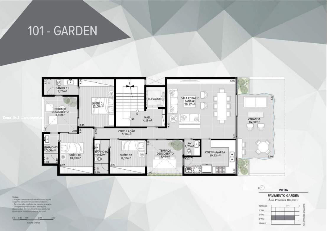 Apartamento à venda com 3 quartos, 3 suítes, 2 vagas e 137m² no Ipanema, Rio de Janeiro (RJ) — foto 6 de 10