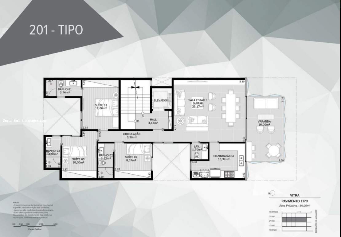 Apartamento à venda com 3 quartos, 3 suítes, 2 vagas e 137m² no Ipanema, Rio de Janeiro (RJ) — foto 7 de 10