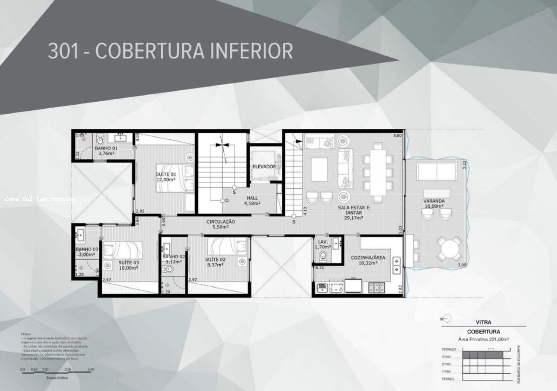 Apartamento à venda com 3 quartos, 3 suítes, 2 vagas e 137m² no Ipanema, Rio de Janeiro (RJ) — foto 8 de 10